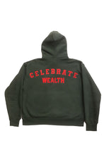 Load image into Gallery viewer, Celebrate Wealth Hoodie Green
