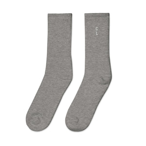 CL Embroidered Socks